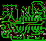 Low power radio transmitter circuit